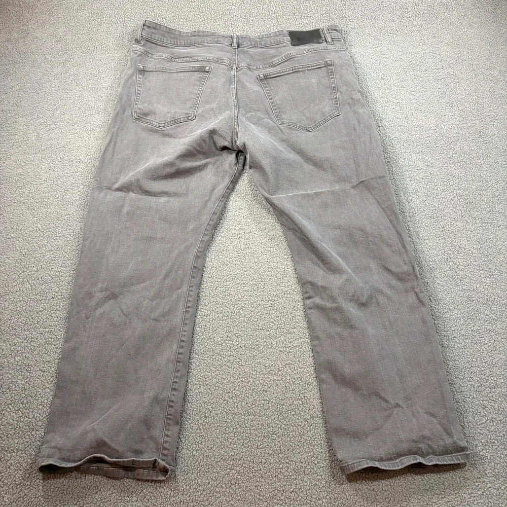 DL1961 Jeans Mens 40 Charcoal Avery Modern Straight Leg Stretch Denim Pants